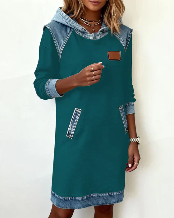Lunariae – Casual Winter Hoodie Dress