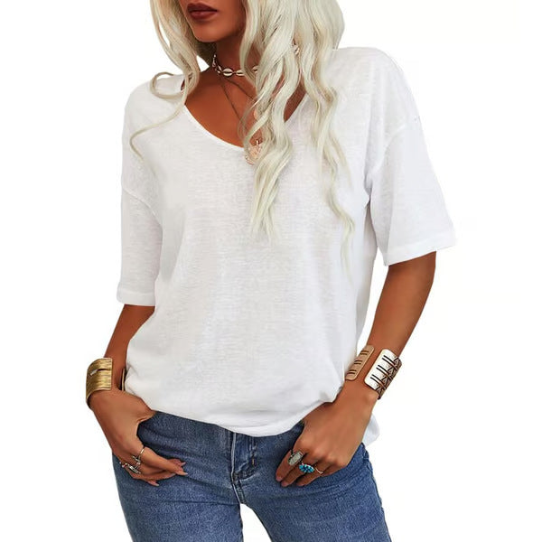 KRISANTA™ | Loose Lightweight Minimalist T-Shirt